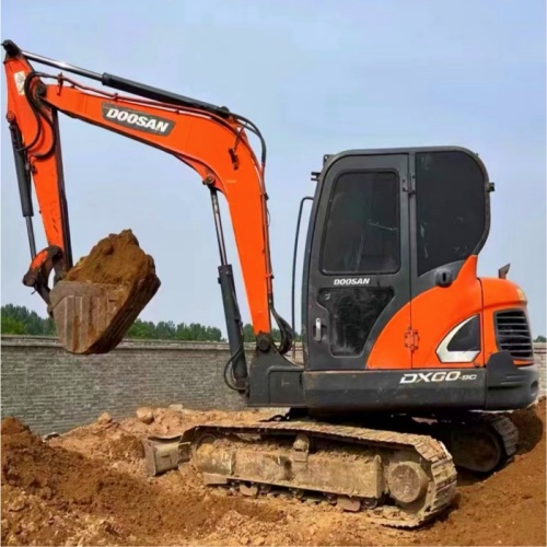 Few Working Hours Original Doosan Dx60 Used Excavator in Good Condition from South Korea