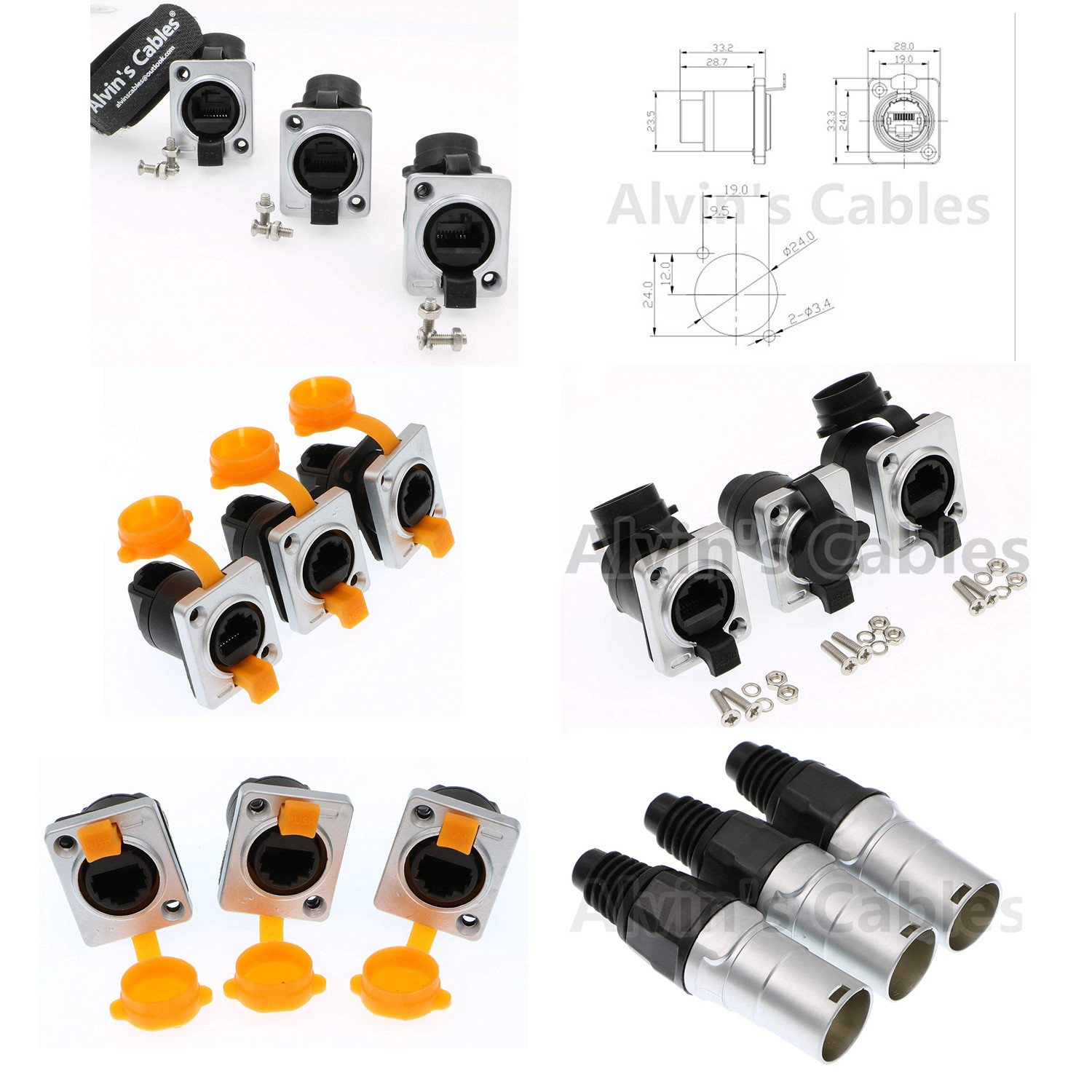 Customize Cable For Sound Devices Sony Fujinon Canon Basler Nikon CCD Camera