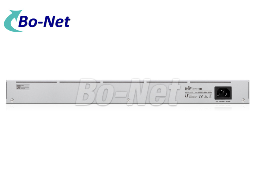 18W Cisco Gigabit Switch UniFi 16 RJ45 Port PoE Gen2 USW-16-POE With 802.3af/at