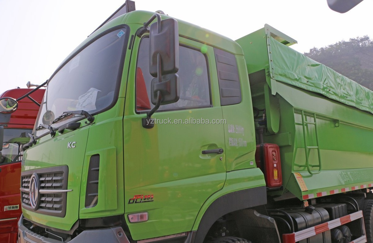 21T U-Shaped Cargo Box 6x4 Muck Ore Tipper Truck Dongfeng With Cummins Engine