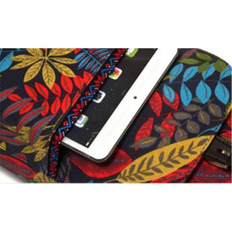 Canvas Material Printed Yoga Bag , Sports Mat Bag Pilates Mat Backpack
