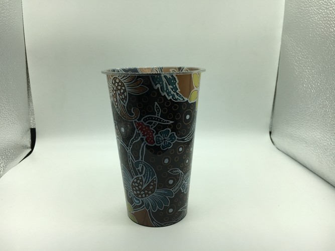 Glass Printed Plastic Cups High Temperature And Low Temperature
