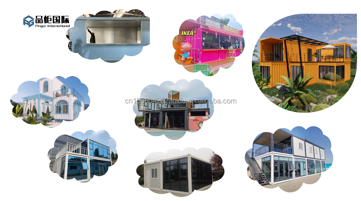 Modern Design Style 20ft Prefabricated Shipping Container House for Hotel Accommodation Solution Provider