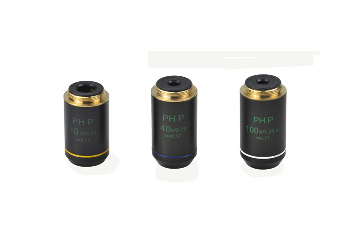 3W LED Phase Contrast Microscopy , Trinocular Biological Microscope