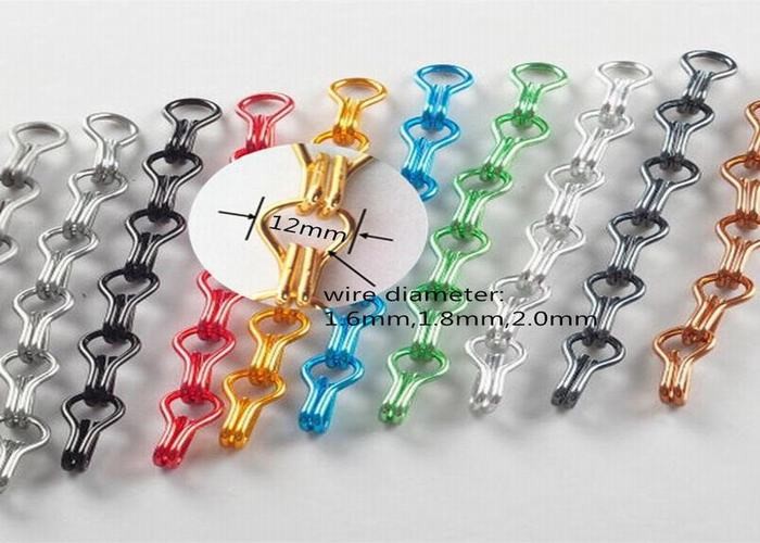 4*4mm Metal Link 2.0mm Chain Door Fly Screen