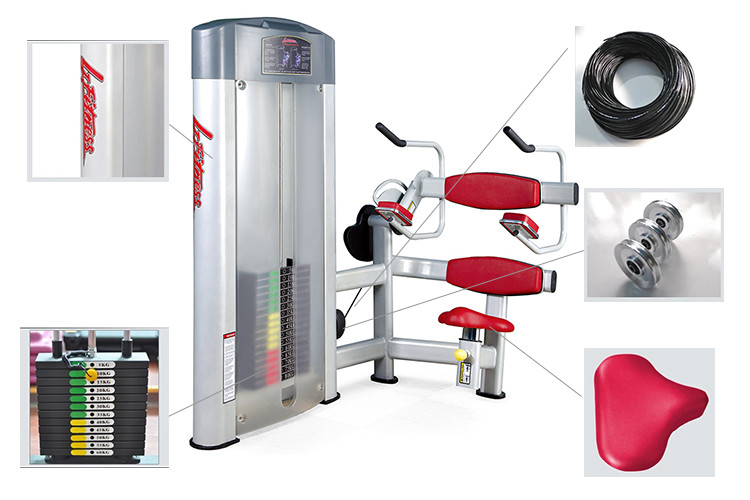 Commercial Life Fitness Strength Machines Elliptic Design For Abdominal Crunch