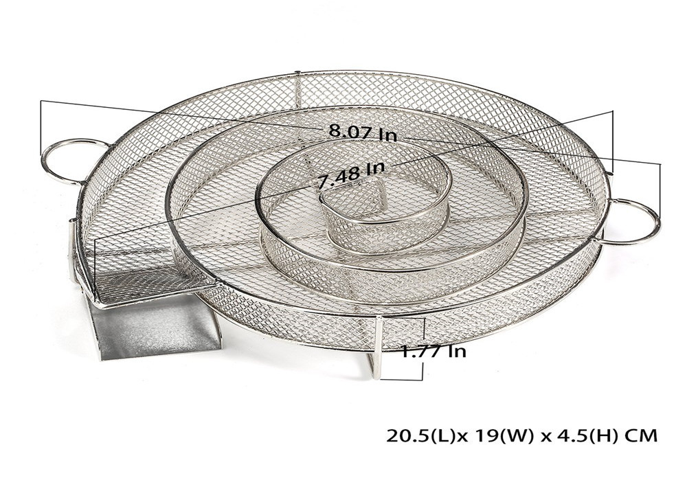 15x15x45cm Stainless Steel Barbecue Bbq Smoke Generator