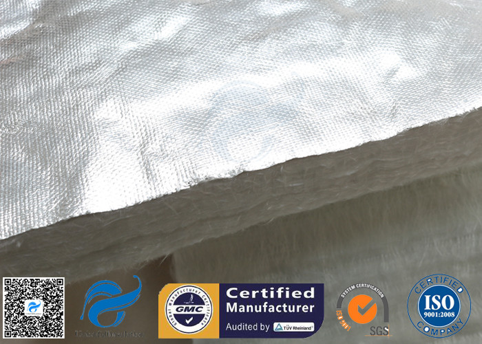 Fiberglass Needle Mat Heat Insulation Car Muffler 25MM White E Glass Fibre Felt