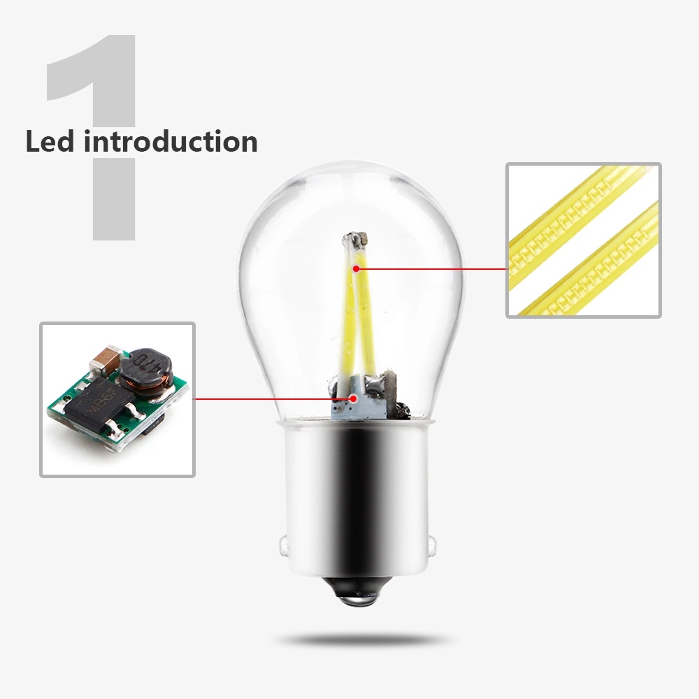 1157 BAU15S COB 48SMD 480lm Car Tail Light Bulb