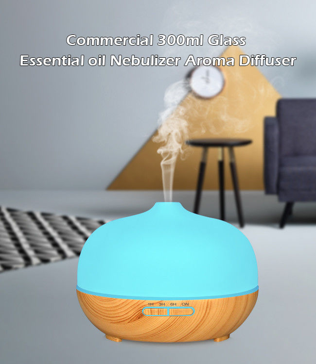 Commercial 300ml Glass Aroma Diffuser Nebulizer 2 Mode FCC EMC Listed