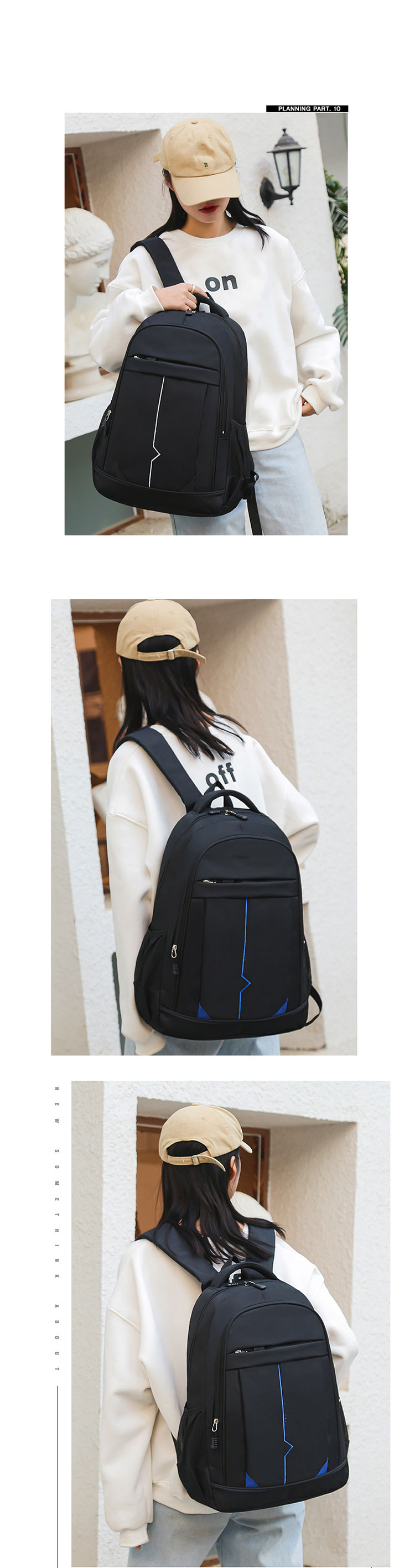 Sympathybag Wholesale Oxford cloth backpack leisure fashion computer backpack large capacity student outdoor travel backpack