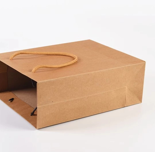 recyclable custom brown kraft paper bag