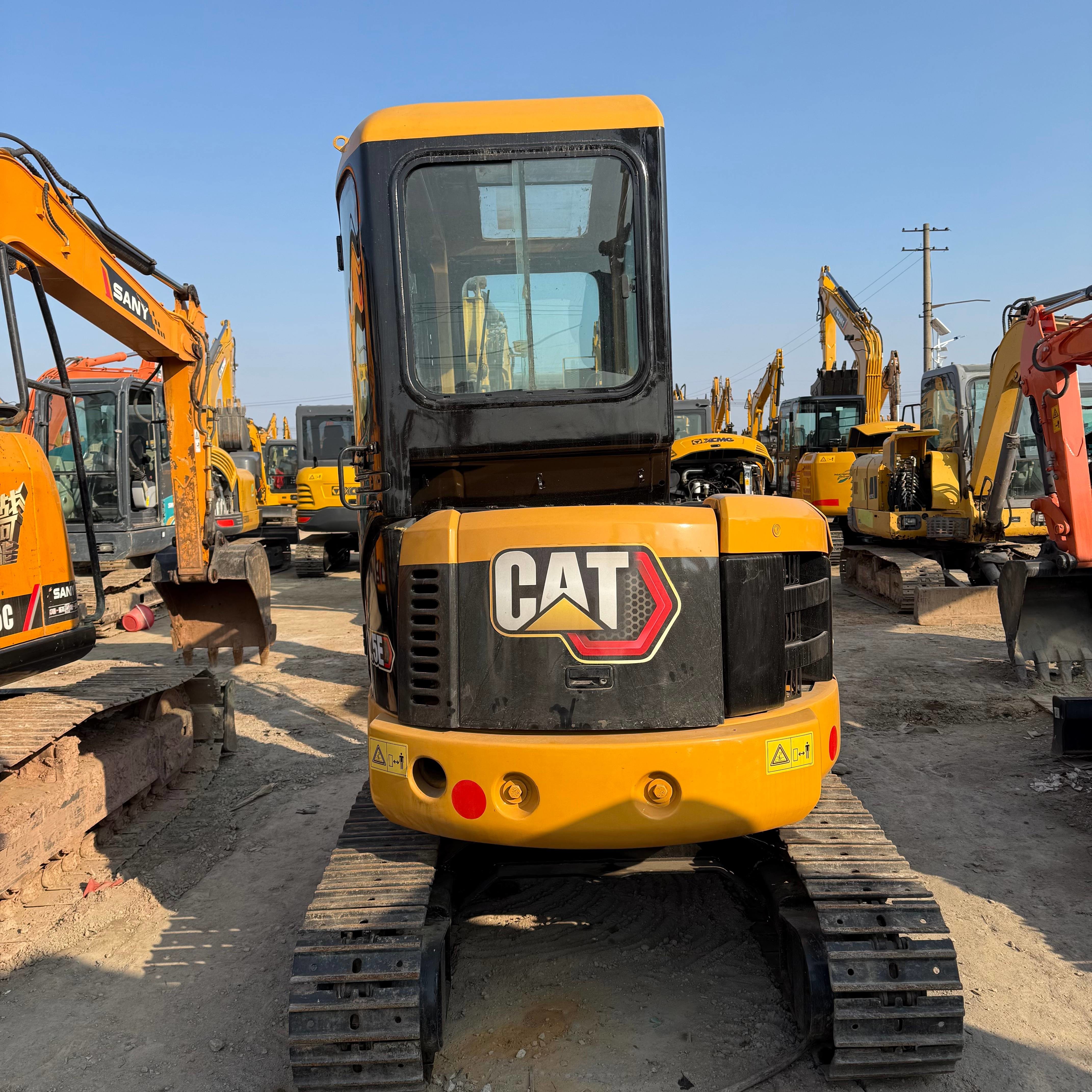 Hydraulic Mini Caterpillar 303.5E Used 3ton Construction Projects Excavators Diggers