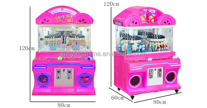 Coin Operated Doll Machine Toy Vending Arcade Clamp Prize Game Machine Clip Gift