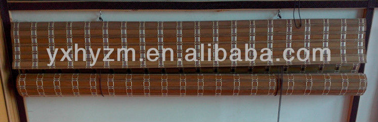 Strong Flexible Patio Bamboo Roll Up Shades Environmental Friendly