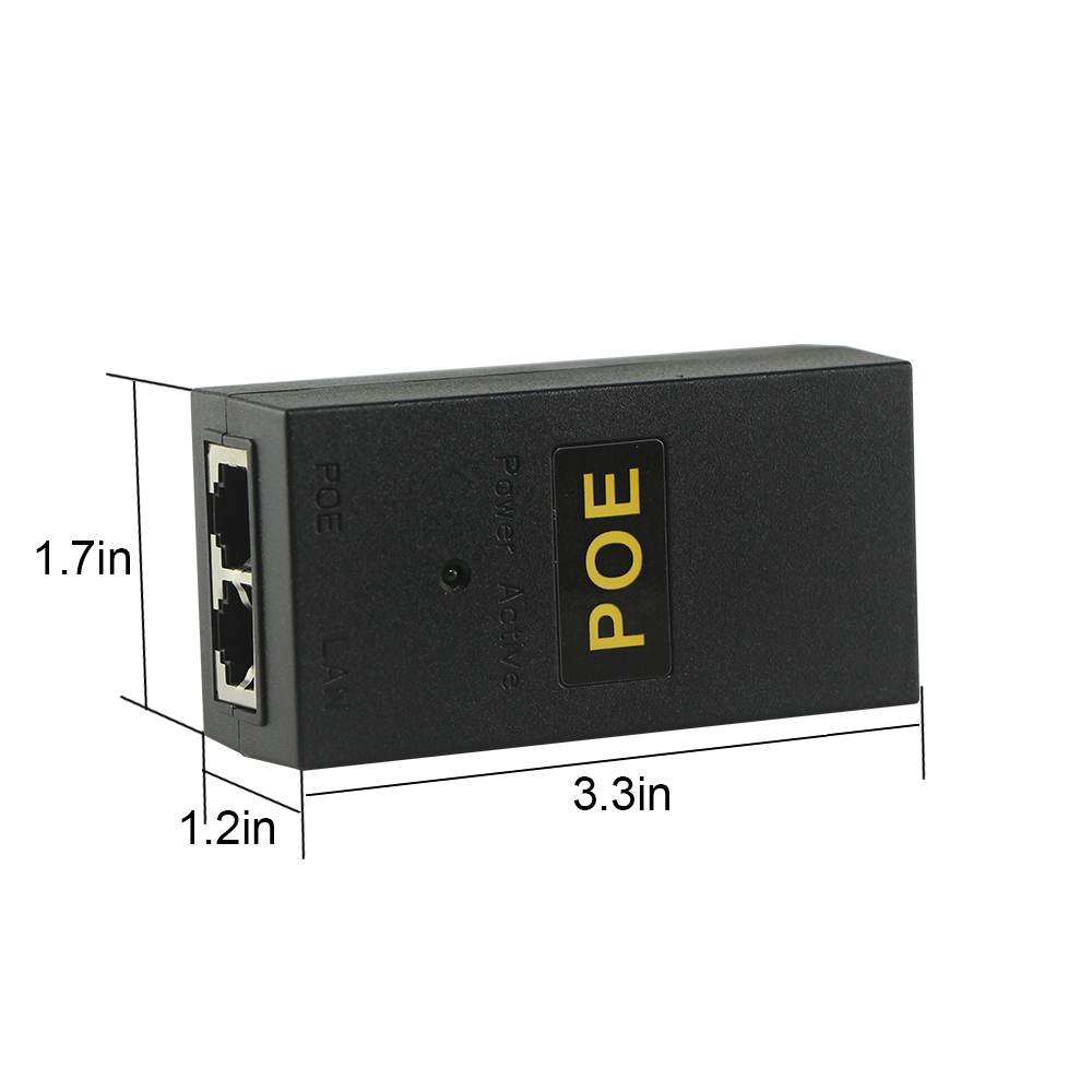 Customizable Desktop POE Power Adapter 12v 24v 36v 48v 0.5a 1a 2a