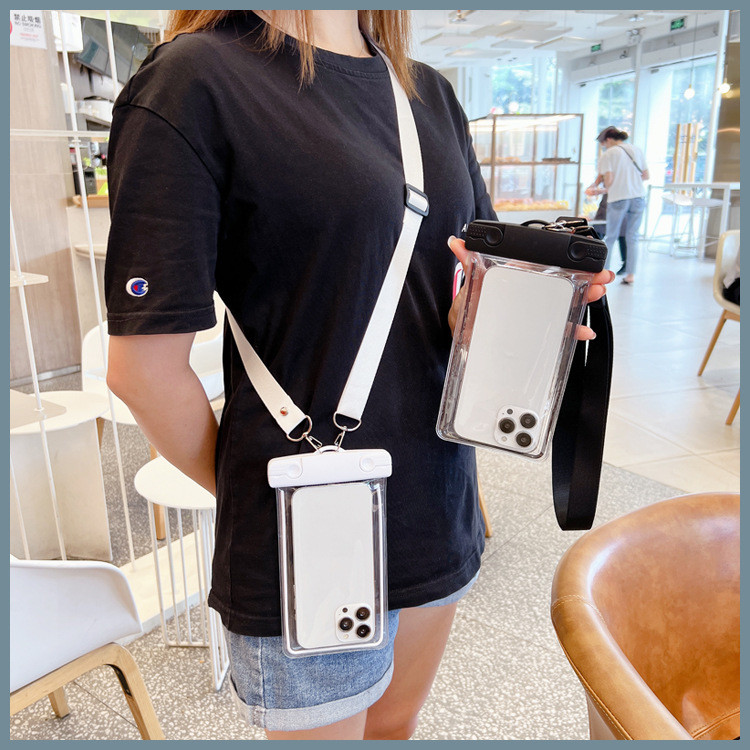 MOBILE PHONE WATERPROOF BAG CUTE GLOW-IN-THE-DARK MOBILE PHONE BAG DRIFTING SWIMMING GEAR TOUCH SCREEN MOBILE PHONE PROT