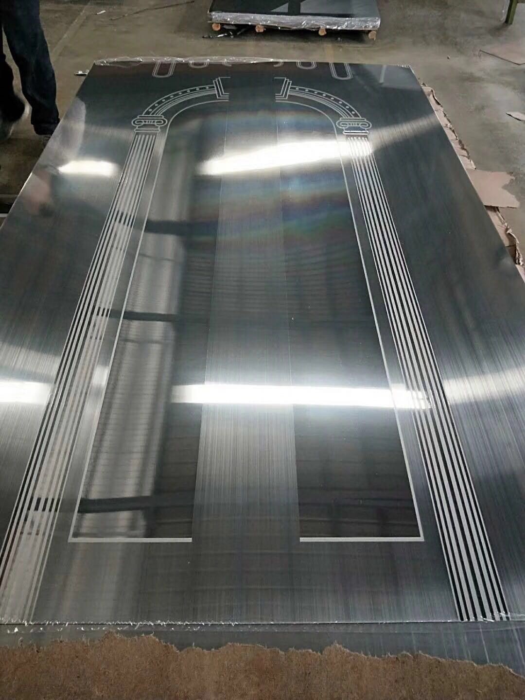 Elevator Interior Lift Door Cladding Decorative Stainless Steel Sheets From Mirror Metal