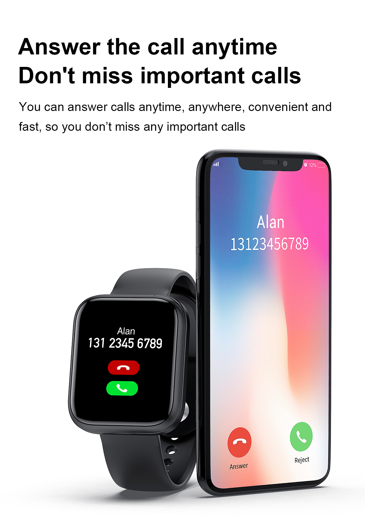 1.54inch X5 Smart Watch IP67 Heart Rate Blood Pressure Oxygen Watch Bracelet With Tws Earbuds