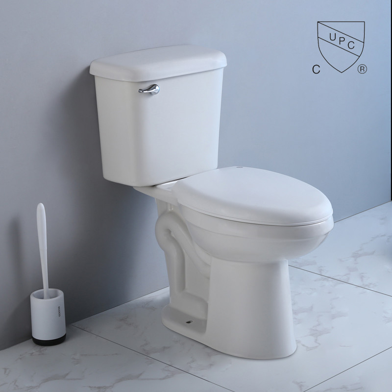 Western Two Piece Toilet Double Piece Commode Silence Slow Down Cover