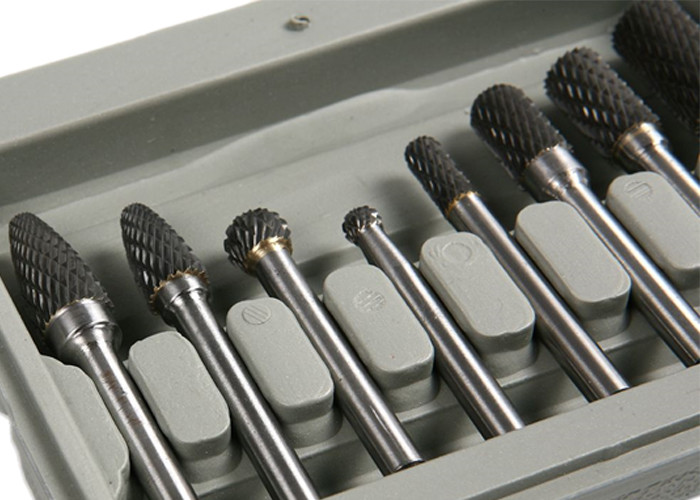 Single Cut Teeth 6mm Carbide Burr / Rough Grinding Non Ferrous Carbide Burr Set