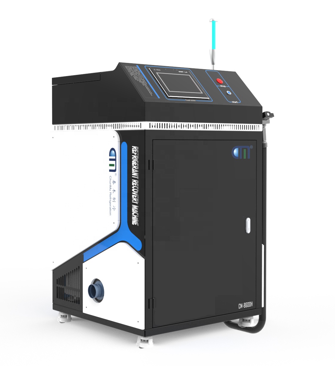 R134a Refrigerant Charging Machine System PLC Control Model CM8600 R32 Dual System Charging Station