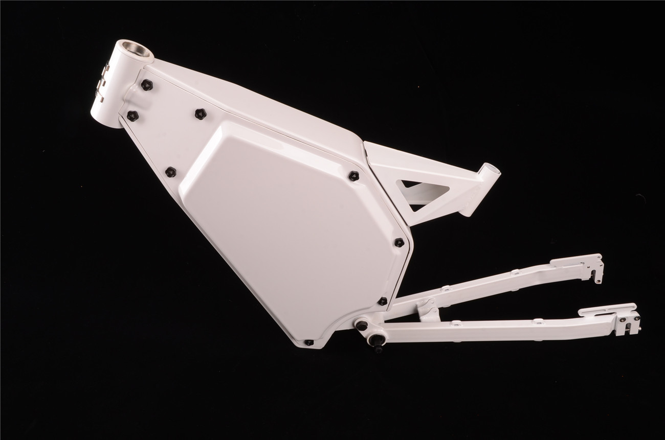 135mm or 155mm Drop Out Carbon Steel Enduro Bike Frame , Full Suspension Mountain Bike Frame
