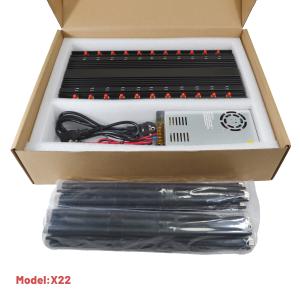 6GHz 22 Antennas 46Watts GSM 5G Jammer Signal Isolator