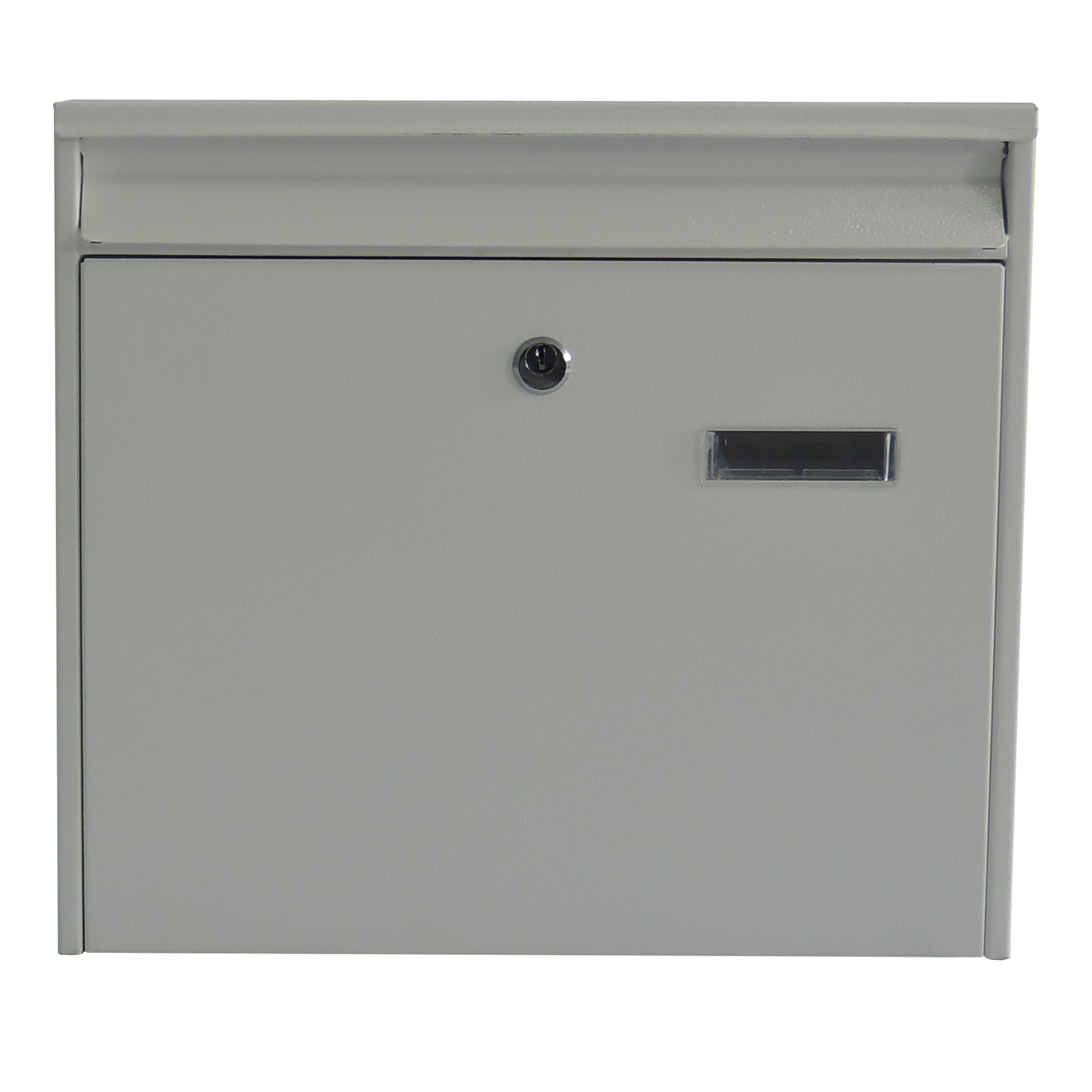 Solid Post Mount Mailbox High Strength Compact Size 36.2x10x32.2cm