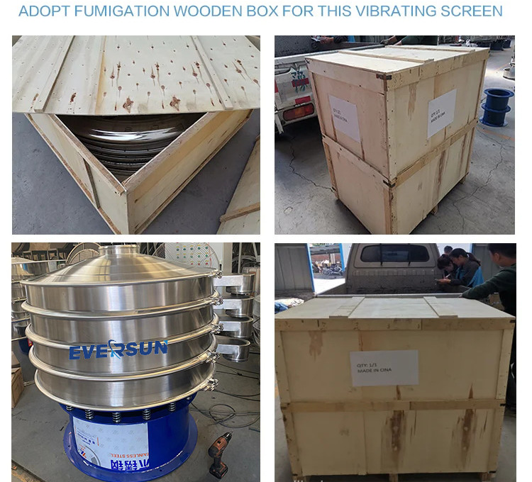 1 - 500 Mesh Efficient Vibro Screen Separator For Plastic Particle Grains