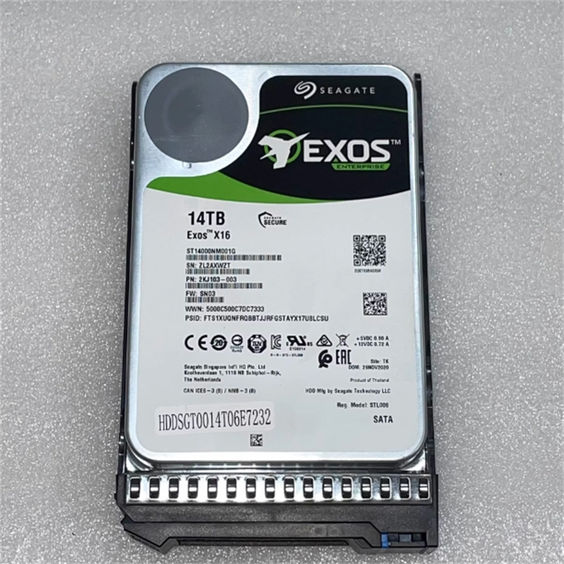 ST14000NM002G 14TB SATA Hard Drive High Capacity And 6Gb/s Interface For Fast Data Transfer