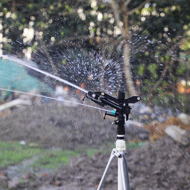 2.4-9.7m3/h Plastic Raingun Sprinlker Irrigation System Connection Size 1''