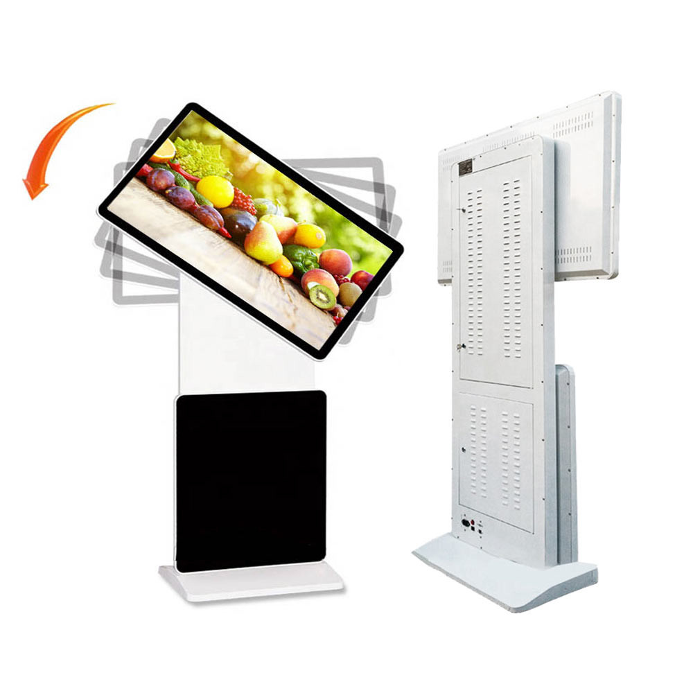 55 Inch Rotating Touch Screen Kiosk Display Lcd Advertising Vertical Interactive