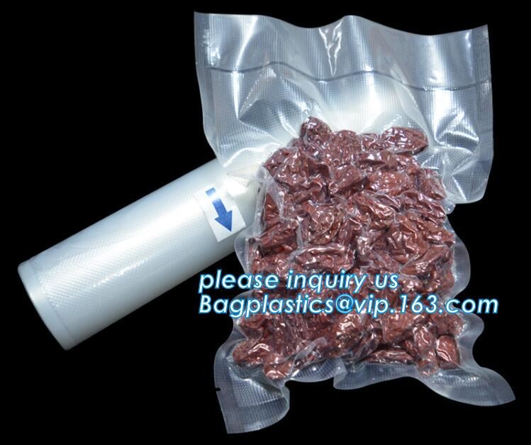 vacuum heat sealing bag Embossed Vaccum Compressed Bag Recyclable Plastic Vacuum Sealer Bags For Food Reusable Food Vacu