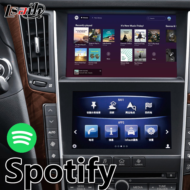 4+64GB Lsailt Android Carplay Multimedia Video Interface For Infiniti Q50 Q60 Q50s 2015-2020