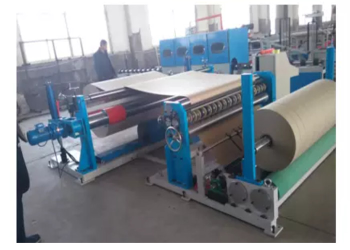 Automatic Corrugated Sheet Cutting Machine , Paper Rewinding Machine Run Smoothly