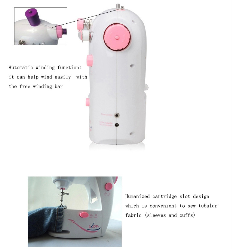 Suppliers Mini Sewing Machine with Single Needle Pattern Embroidery OEM ODM Provided