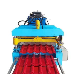 Buy cheap Super High Speed Hydraulic Step Tile Roll Forming Machine Low Noise product