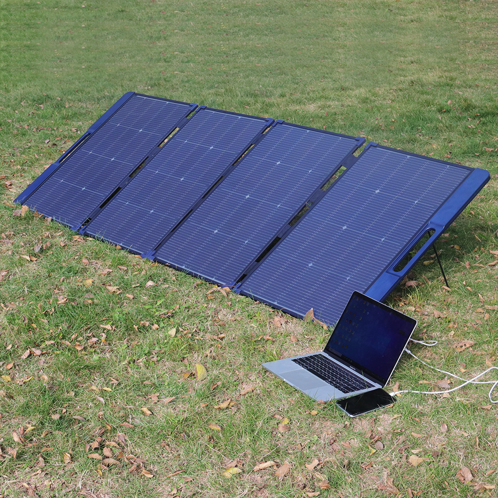 125mmx125mm Cell Folding Solar Panel Kit 280W Portable For Camping Outdoor