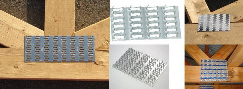 Pronged Truss Mending Plate with Nail Teeth Structure Other Metal Building Material