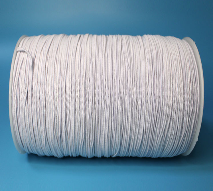 Polyester Rubber Elastic Cord 3mm Elastic Rope Cord For Shoe