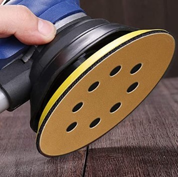 Hook And Loop Automotive Sanding Disc Putty Grinding sandpaper discs 236U yellow