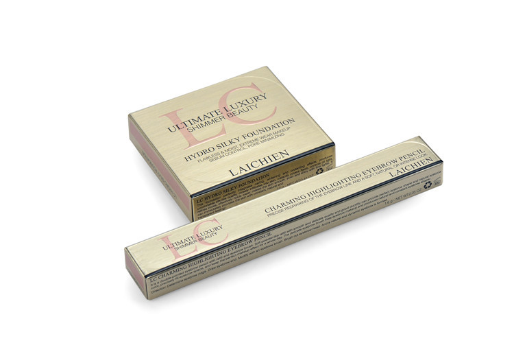 Luxury Embossing Cosmetic Packaging Boxes For Eyebrow Pencil