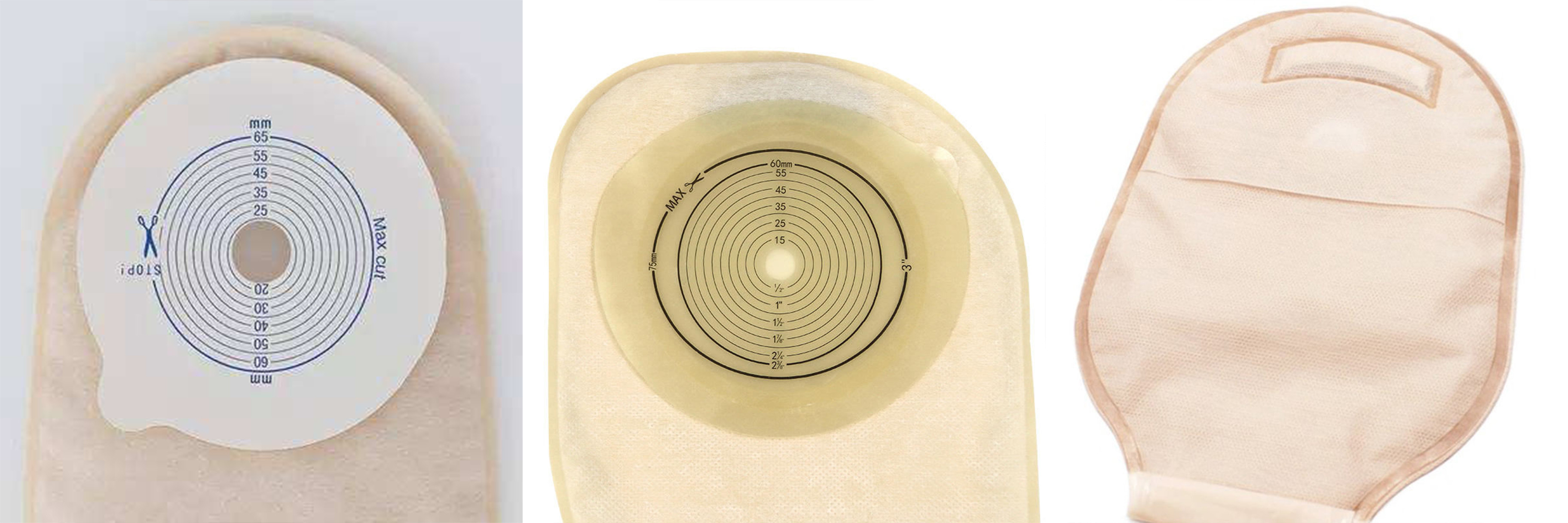1 Year Shelf Life High Barrier Soft PVDC Co Extrusion Film Ostomy Bag In Transparent Color For Ostomy Care Solutions