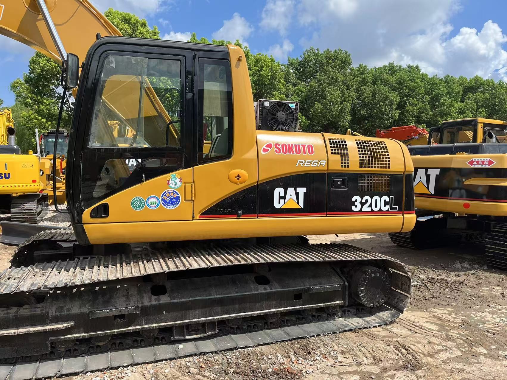Used Caterpillar Hydraulic 320CL Original Paint Secondhand Cat Excavator 20 Ton