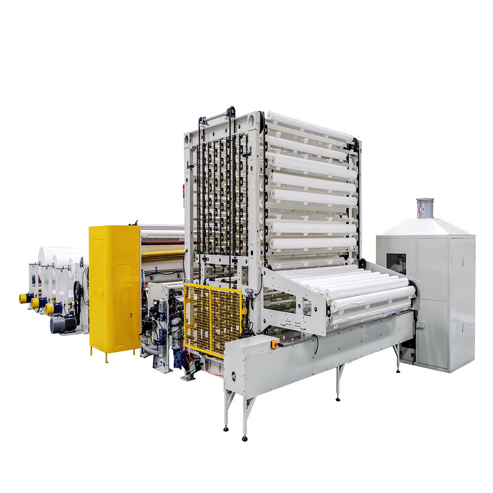 14 - 45kw Toilet Paper Rewinding Machine 380V 2150mm width