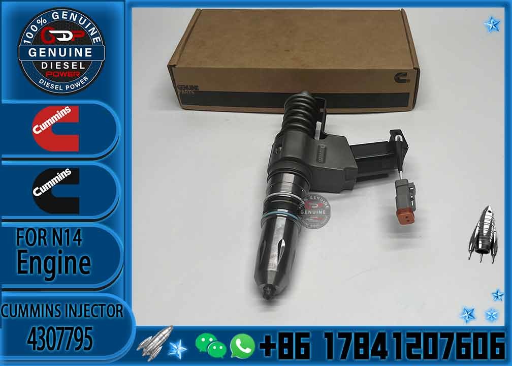 Auto Parts Common Rail Diesel Fuel Injector 4307795 3073995F For Cummins QSN14 N14