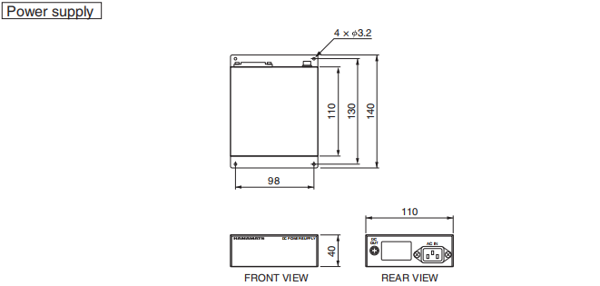 Hamamatsu 90 KV X Ray Image Intensifier 4 Inch 100μM High Resolution