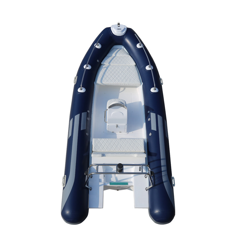 2022 new design orca hypalon 17ft long fiberglass rib boat rib520D with fuel tank more colors