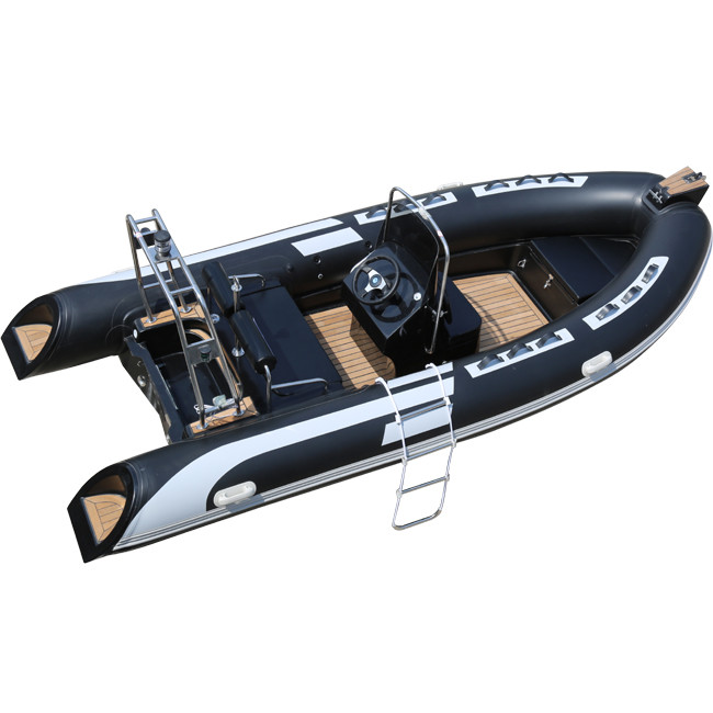 2022 hard bottom inflatable boat PVC or hypalon rib480B with fuel tank back cabin more colors